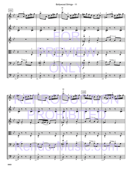 Bollywood Strings (Senior Edition) (Full Score)