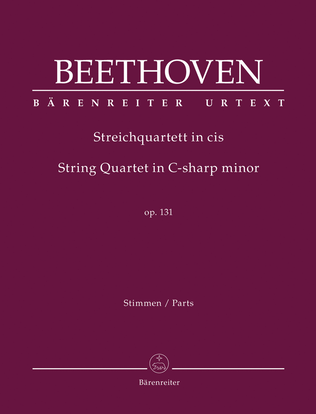 Book cover for String Quartet in C-sharp minor, op. 131