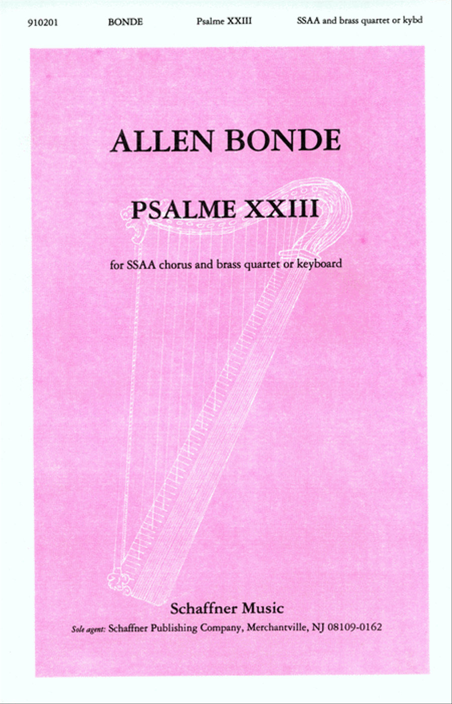 Psalme XXIII Psalme XXIII SSAA scores gallery preview page 1