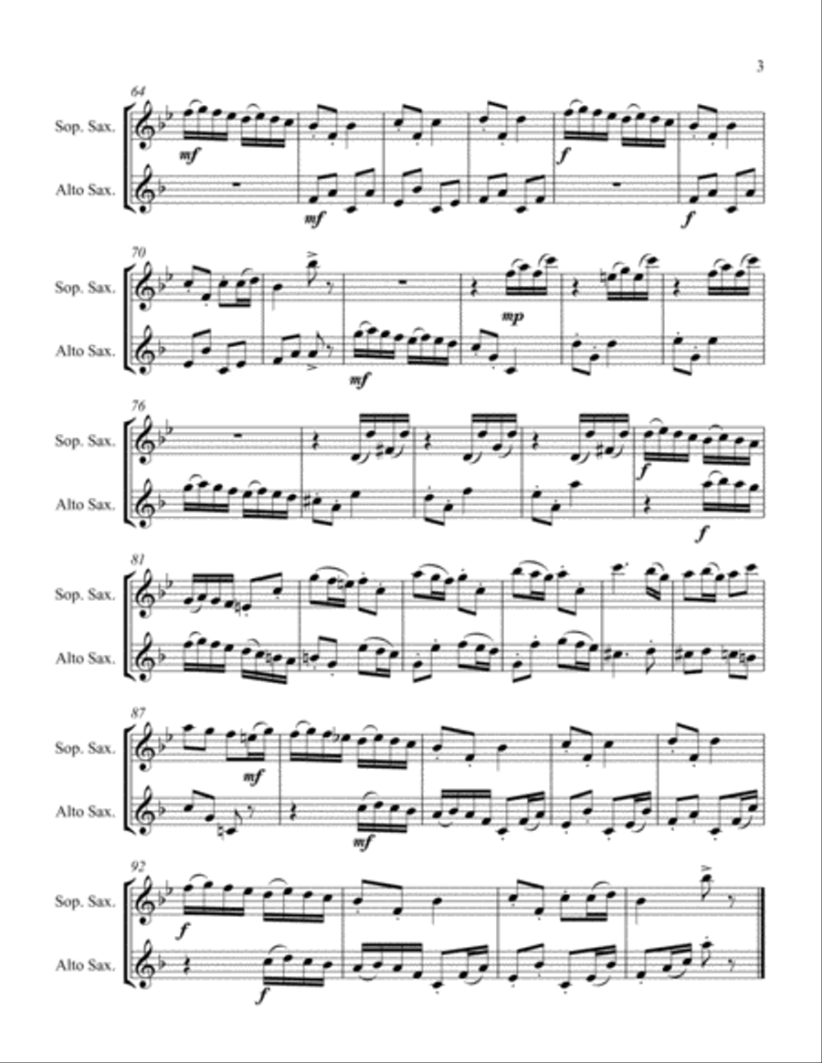 Frolic Woodwind Duet scores gallery preview page 3