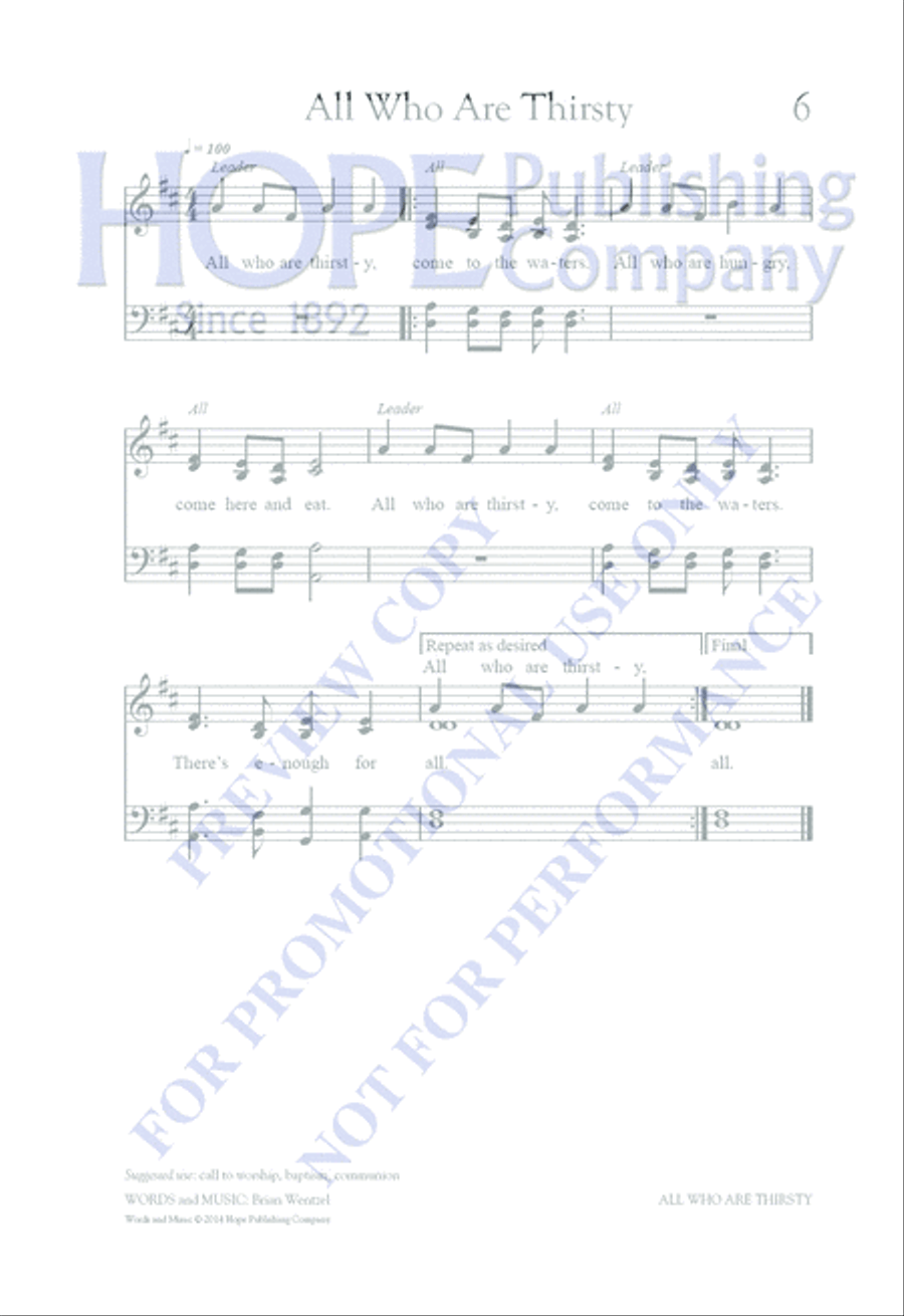 At Your Altars 4-Part scores gallery preview page 15