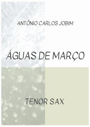 Book cover for Águas De Março (waters Of March)