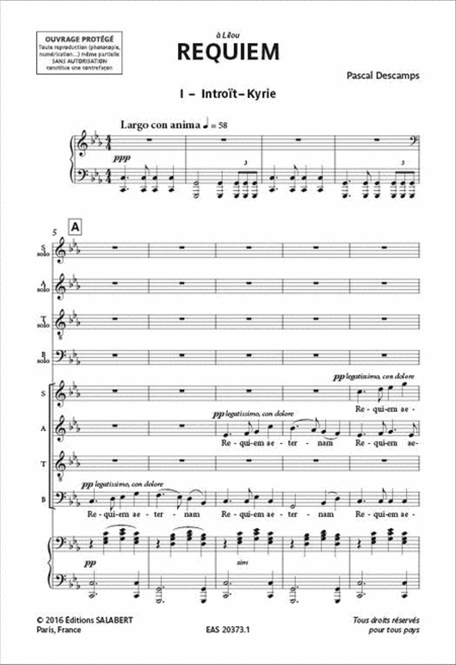 Requiem Mixed Choir scores gallery preview page 2