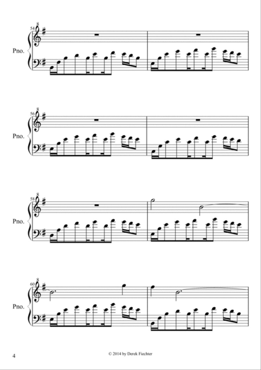 Whispers of a Mermaid Piano Solo scores gallery preview page 4