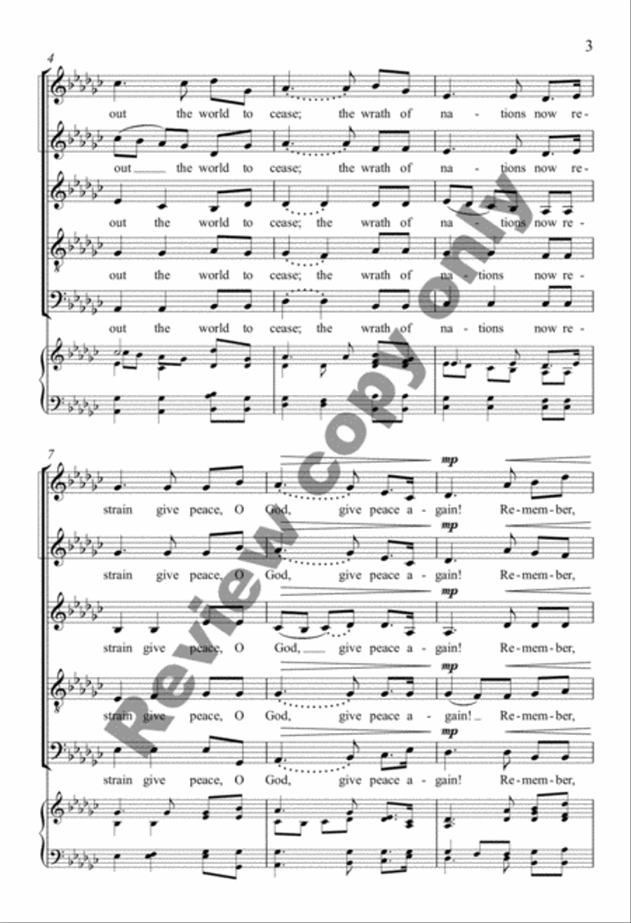 A Hymn for Peace A Hymn for Peace SSATB scores gallery preview page 13