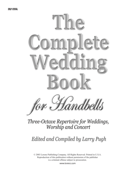 The Complete Wedding Book for Handbells