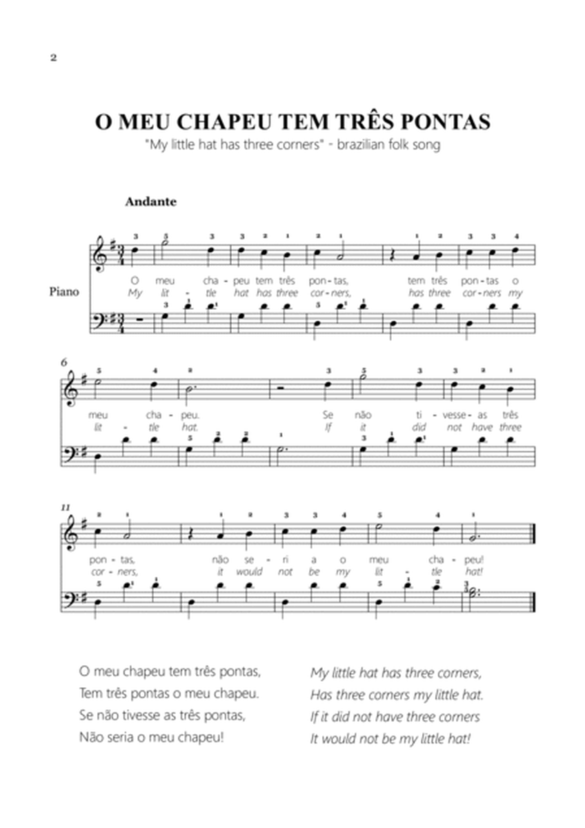 Brazilian Children song - Vol. 1 (G major) image number null