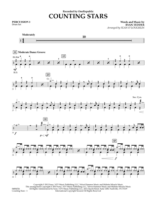 Counting Stars - Percussion 1