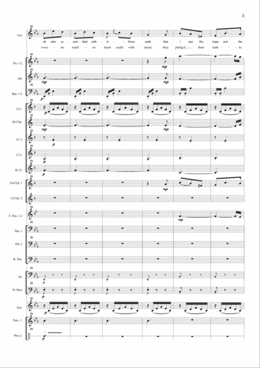 I dreamt I dwelt in Marble Halls (M. Balfe) for soprano and concert band I dreamt I dwelt in Marble Halls (M. Balfe) for soprano and concert band Concert Band scores gallery preview page 5