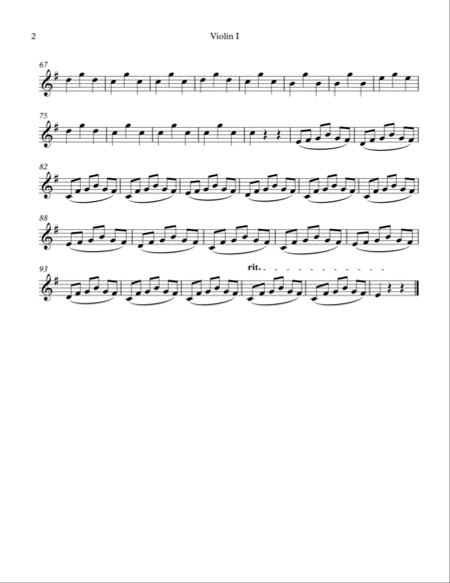 Arrival Of The Birds String Quartet scores gallery preview page 5