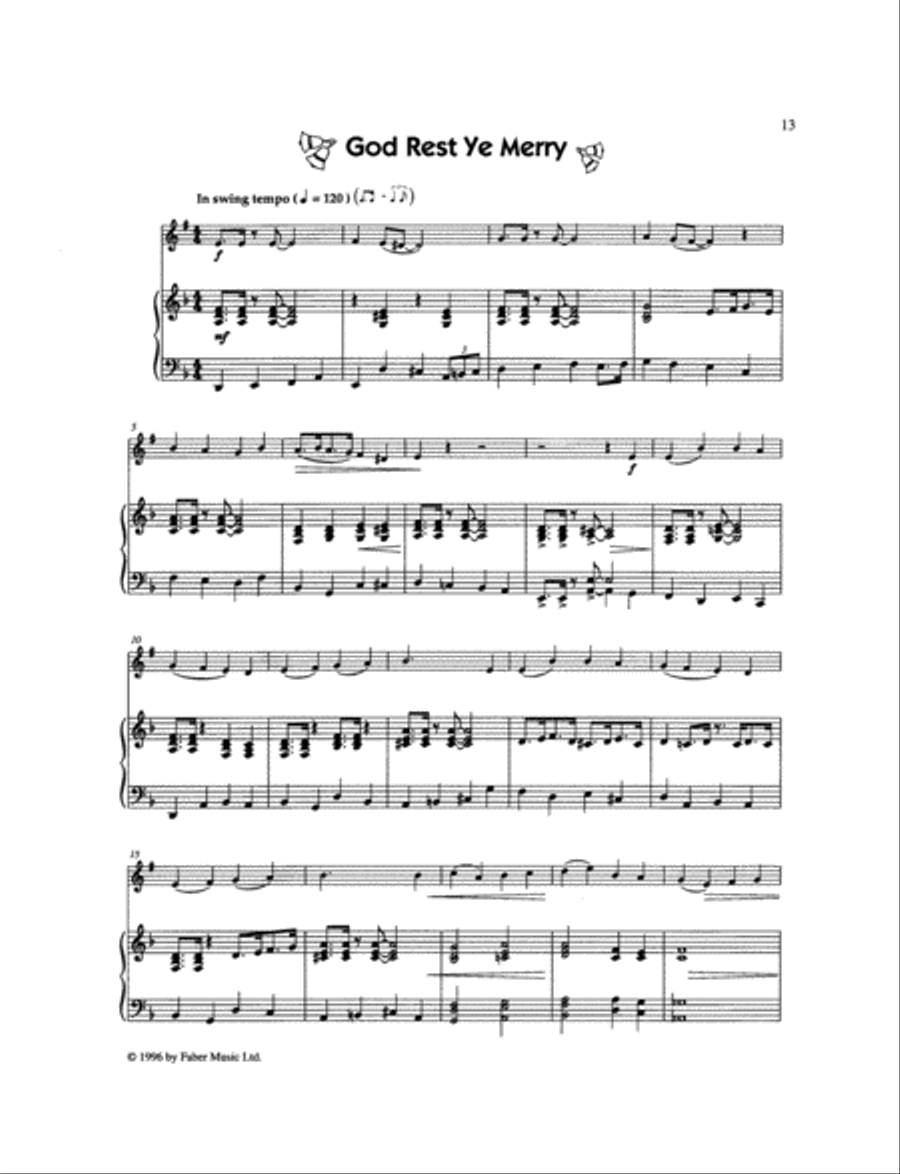 Christmas Jazzin' About for Trumpet Cornet scores gallery preview page 4