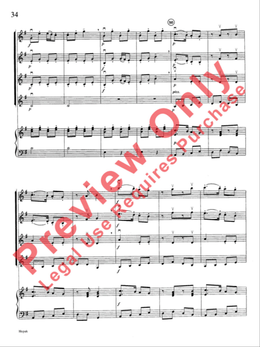 Highland/Etling Violin Quartet Series: Book 2
