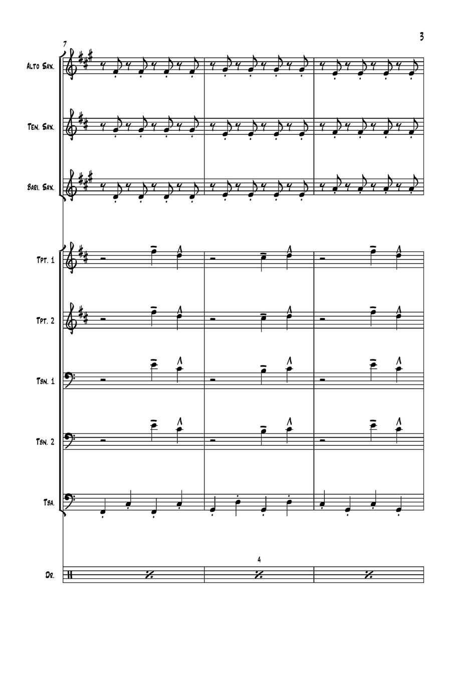 All The Small Things Large Ensemble scores gallery preview page 3