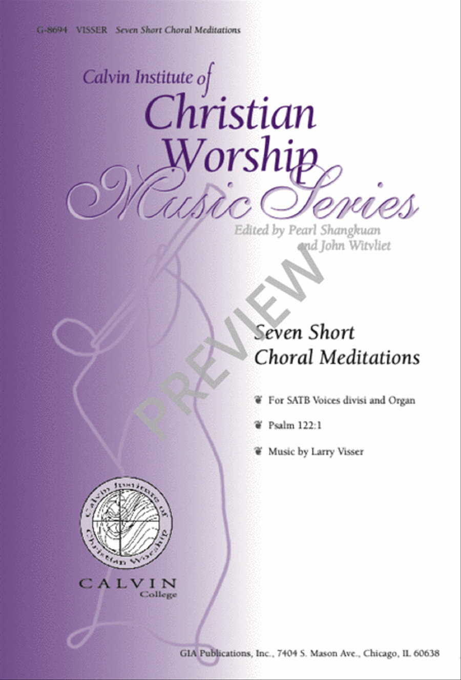 Seven Short Choral Meditations Divisi scores gallery preview page 21