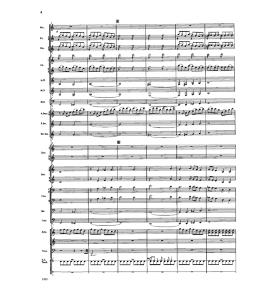 Canzonetta Concert Band scores gallery preview page 3
