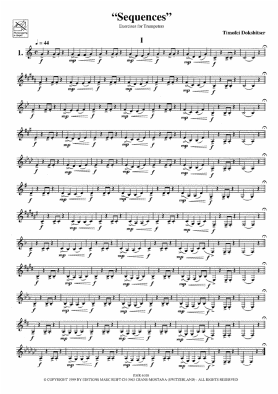 Sequences Sequences Trumpet Solo scores gallery preview page 3