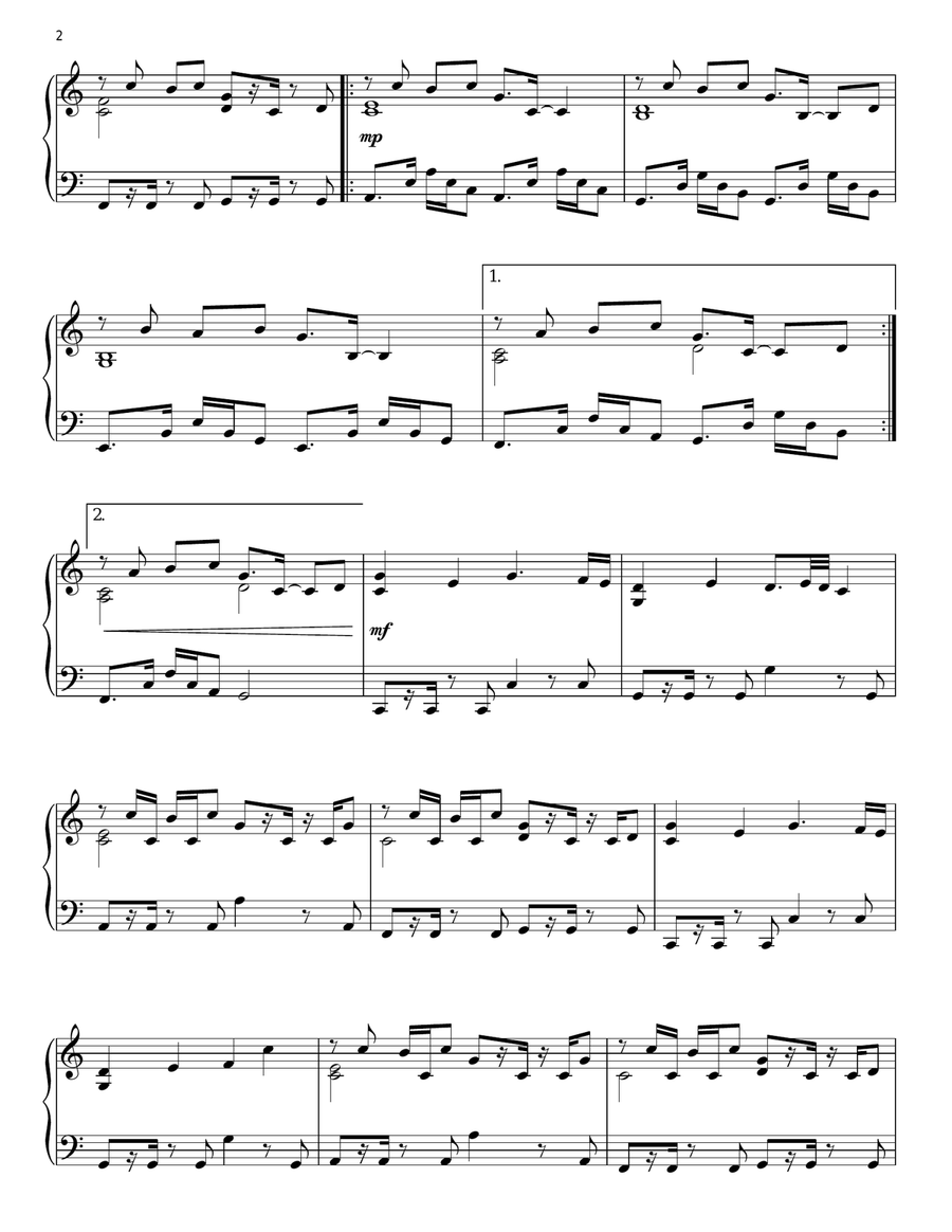 Wreck-It Ralph Piano Solo scores gallery preview page 2