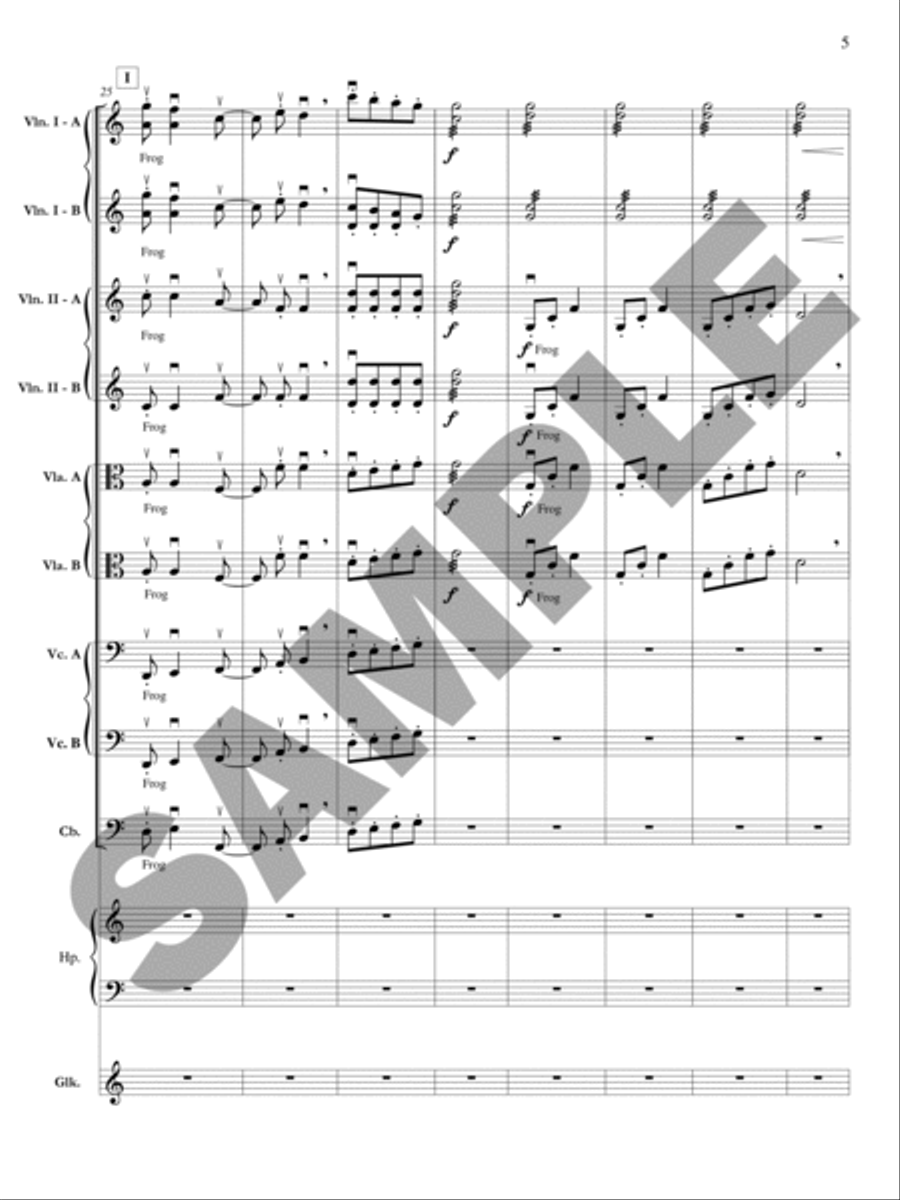 The Planets: Jupiter - Bringer of Jollity Orchestra scores gallery preview page 6