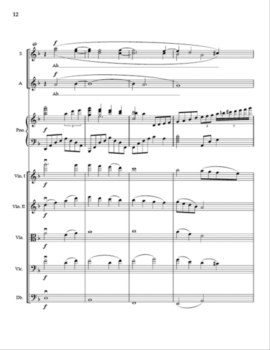 Flight (Full Score and Parts) SSA scores gallery preview page 11