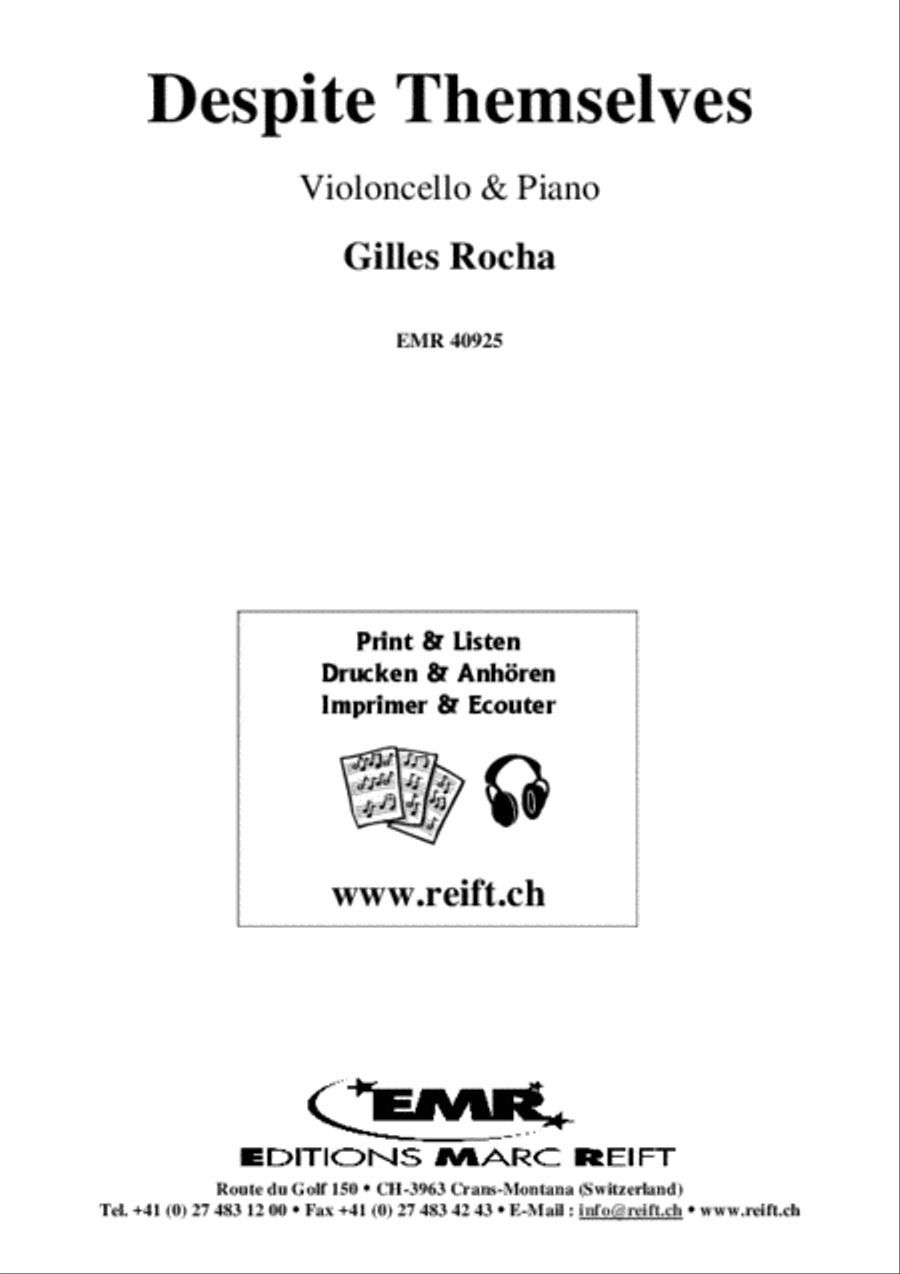 Despite Themselves Piano Accompaniment scores gallery preview page 2