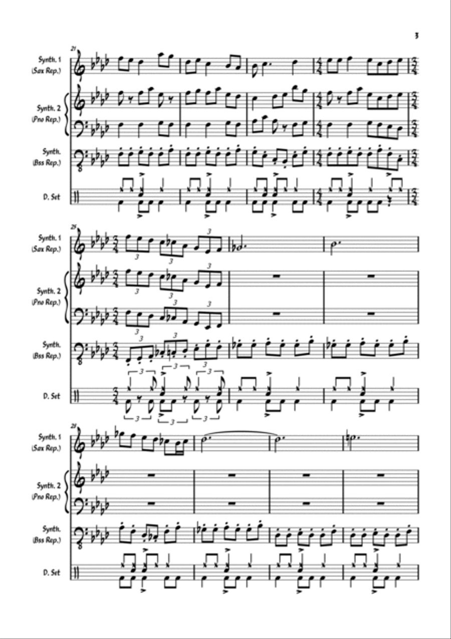 Chipjazz Chipjazz Jazz Ensemble scores gallery preview page 3