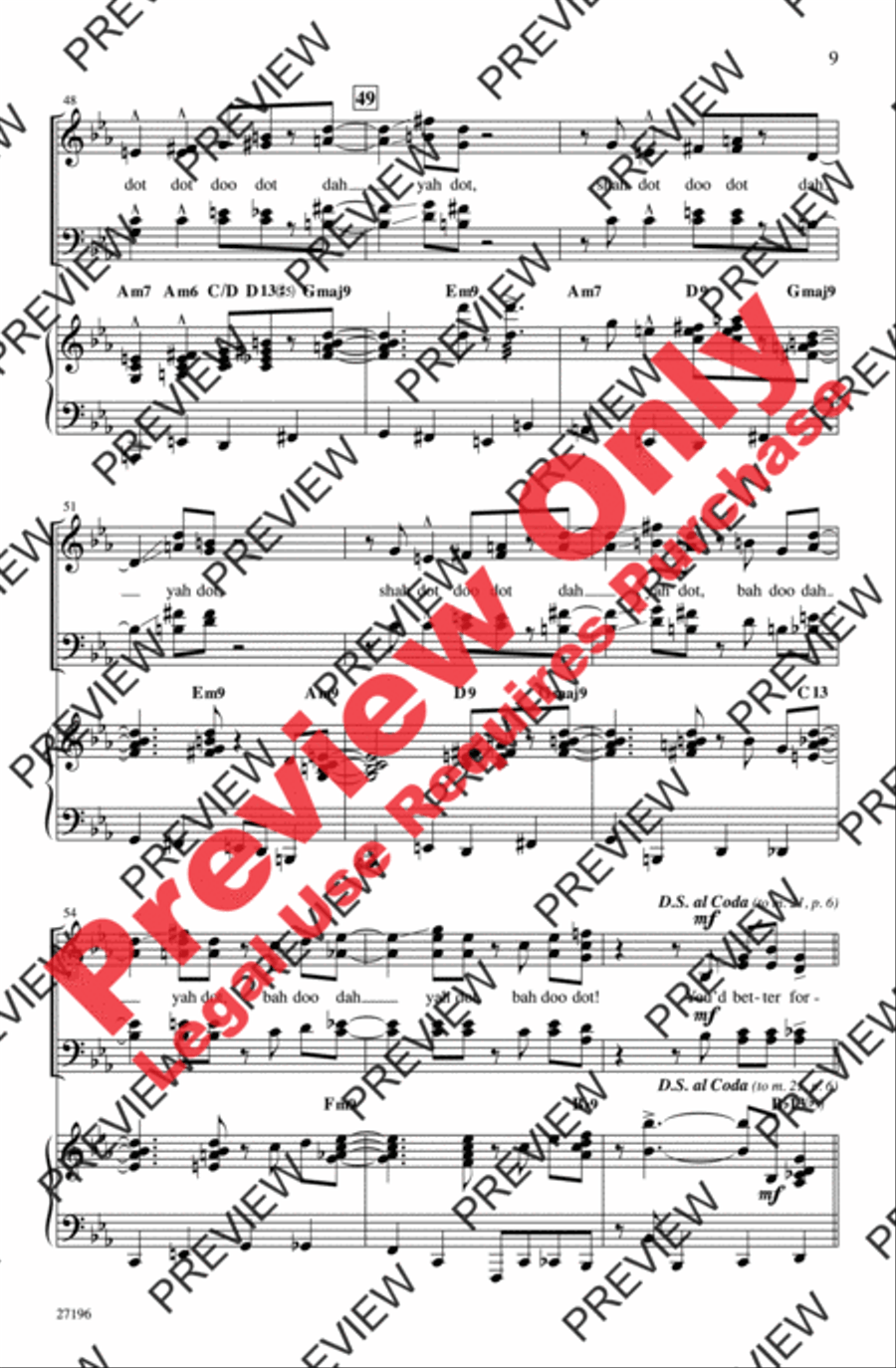 Hey There 4-Part scores gallery preview page 8