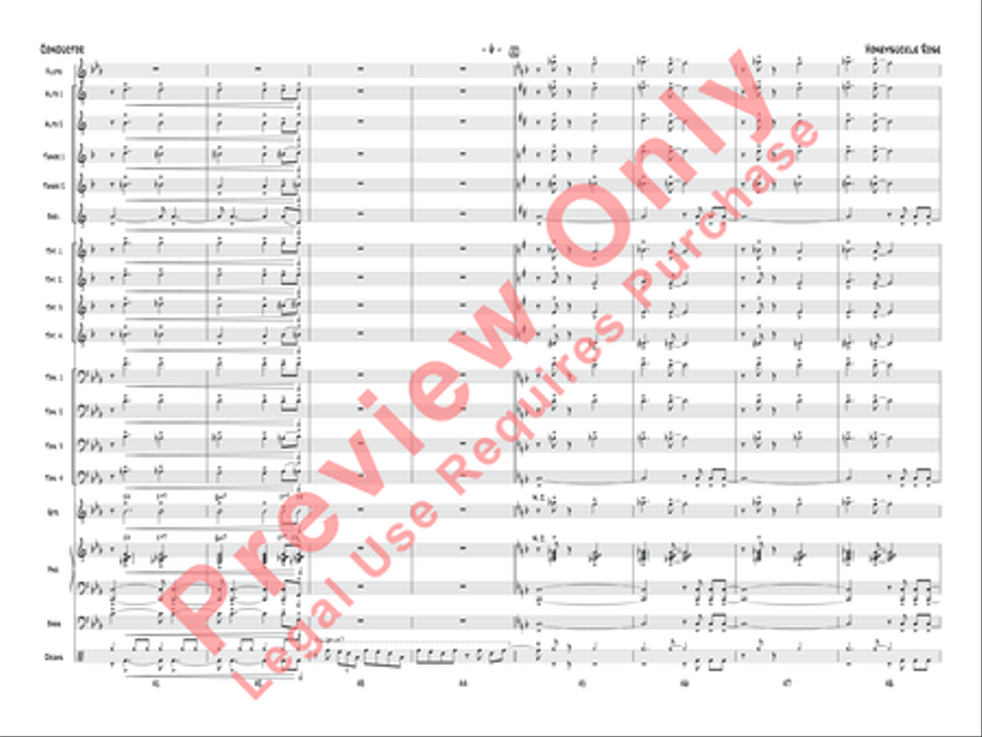 Honeysuckle Rose Jazz Ensemble scores gallery preview page 9