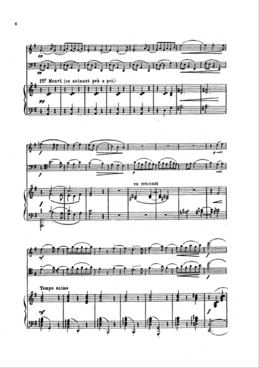 La plus que lente Piano Trio scores gallery preview page 6