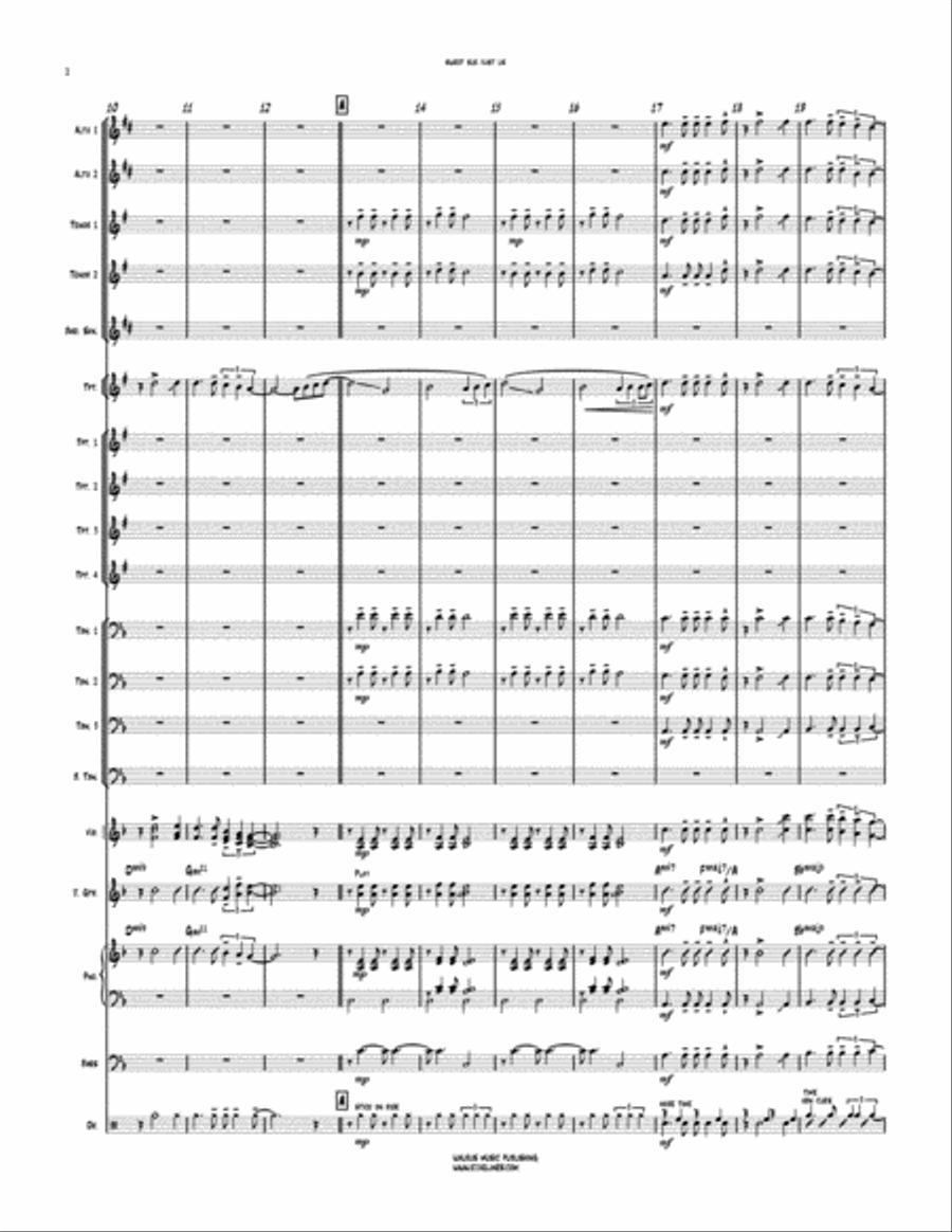 Lyric For A Jazzman Big Band scores gallery preview page 3