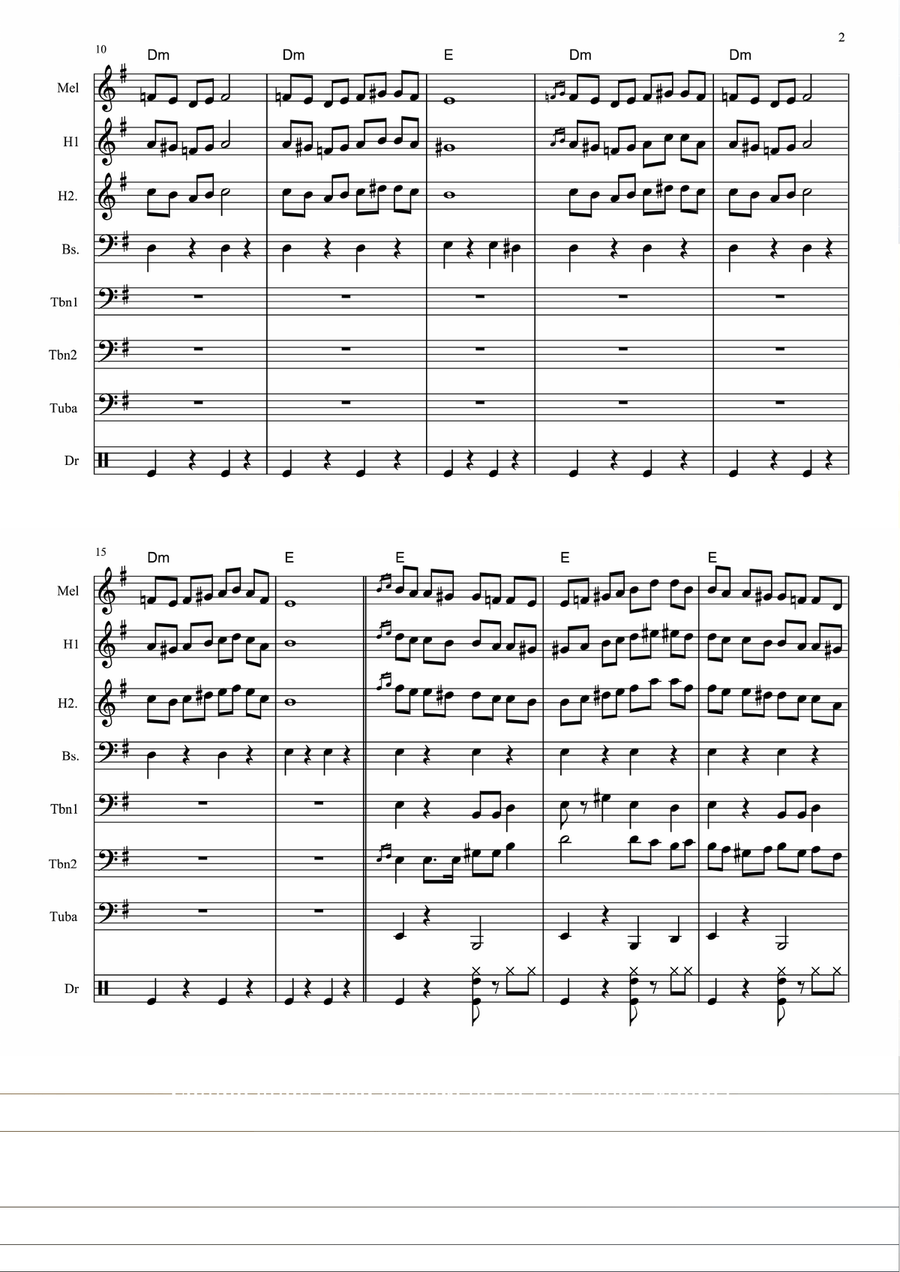 Balkan Bash Woodwind Quintet scores gallery preview page 3