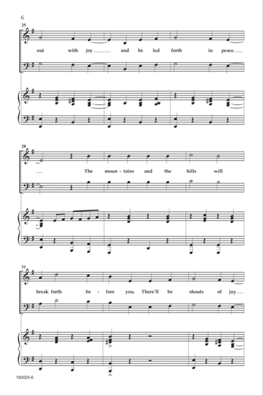 The Trees of the Field 4-Part scores gallery preview page 5
