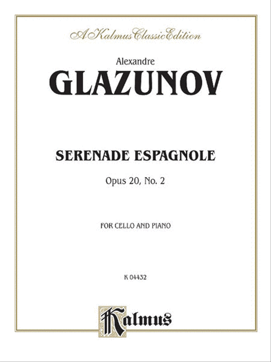 Serenade Espagnole Small Ensemble scores gallery preview page 1