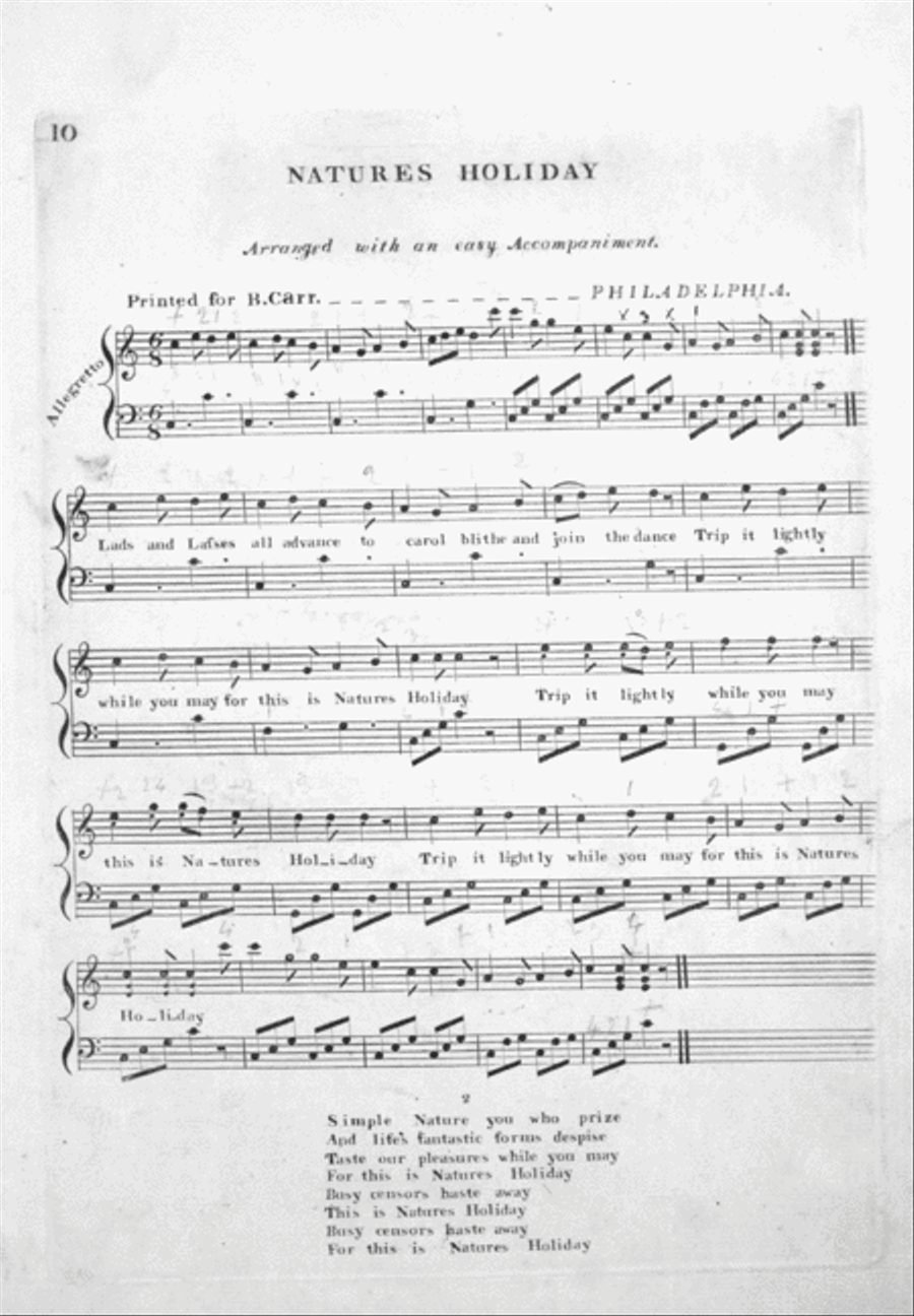 Natures Holiday Voice scores gallery preview page 1