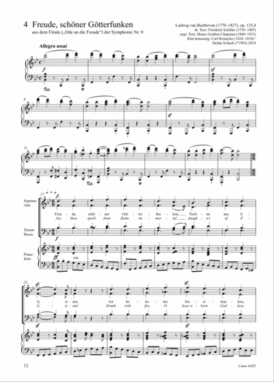 Choral Collection Beethoven Choir scores gallery preview page 4