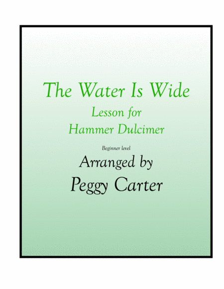 The Water Is Wide Hammer Dulcimer Lesson image number null