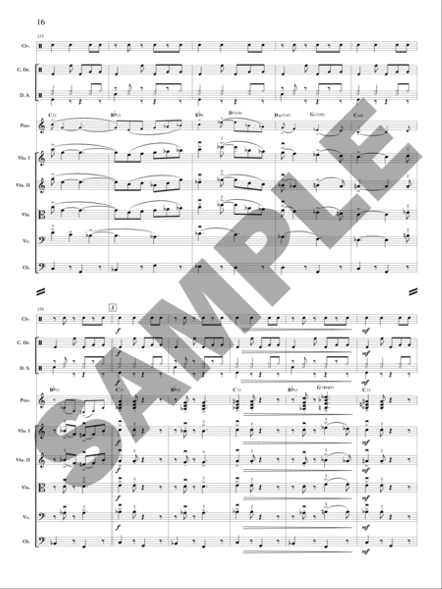 Ayana (Solo Violin, Viola, or Cello) Orchestra scores gallery preview page 17