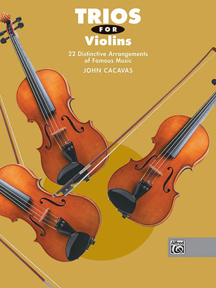 Book cover for Trios for Violins