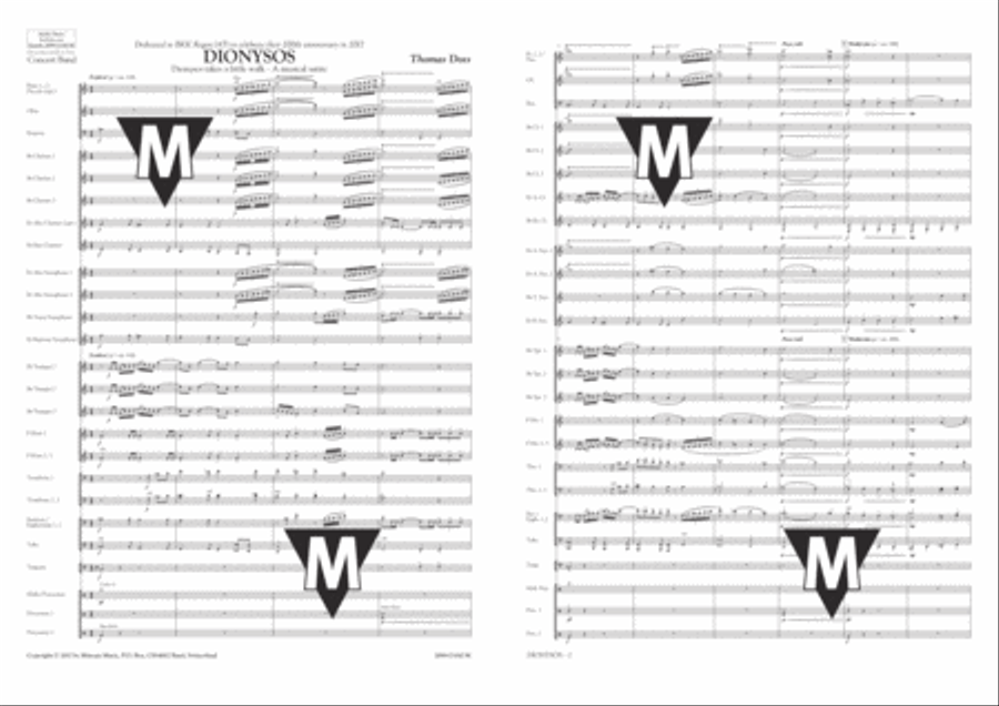 Dionysos Concert Band scores gallery preview page 2