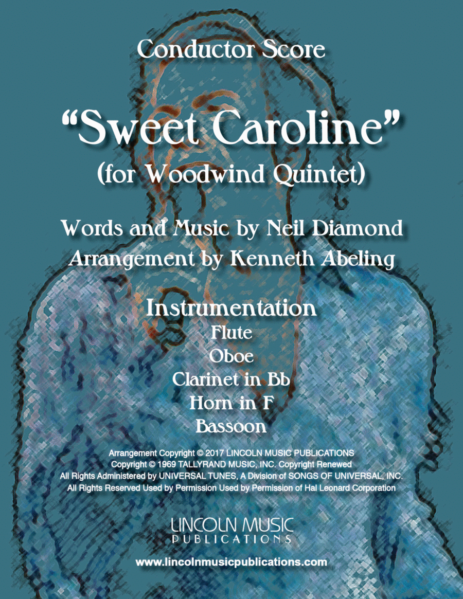 Sweet Caroline Woodwind Quintet scores gallery preview page 1