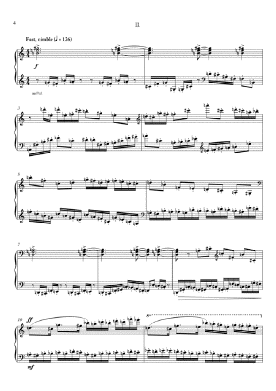 Carson Cooman: Nine Preludes for piano Piano Solo scores gallery preview page 6