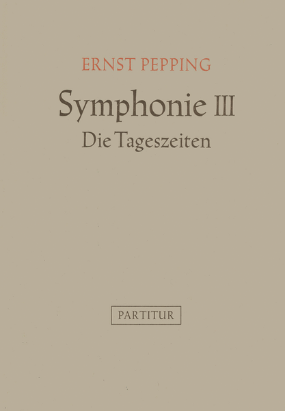Symphony No. 3 'Die Tageszeiten'