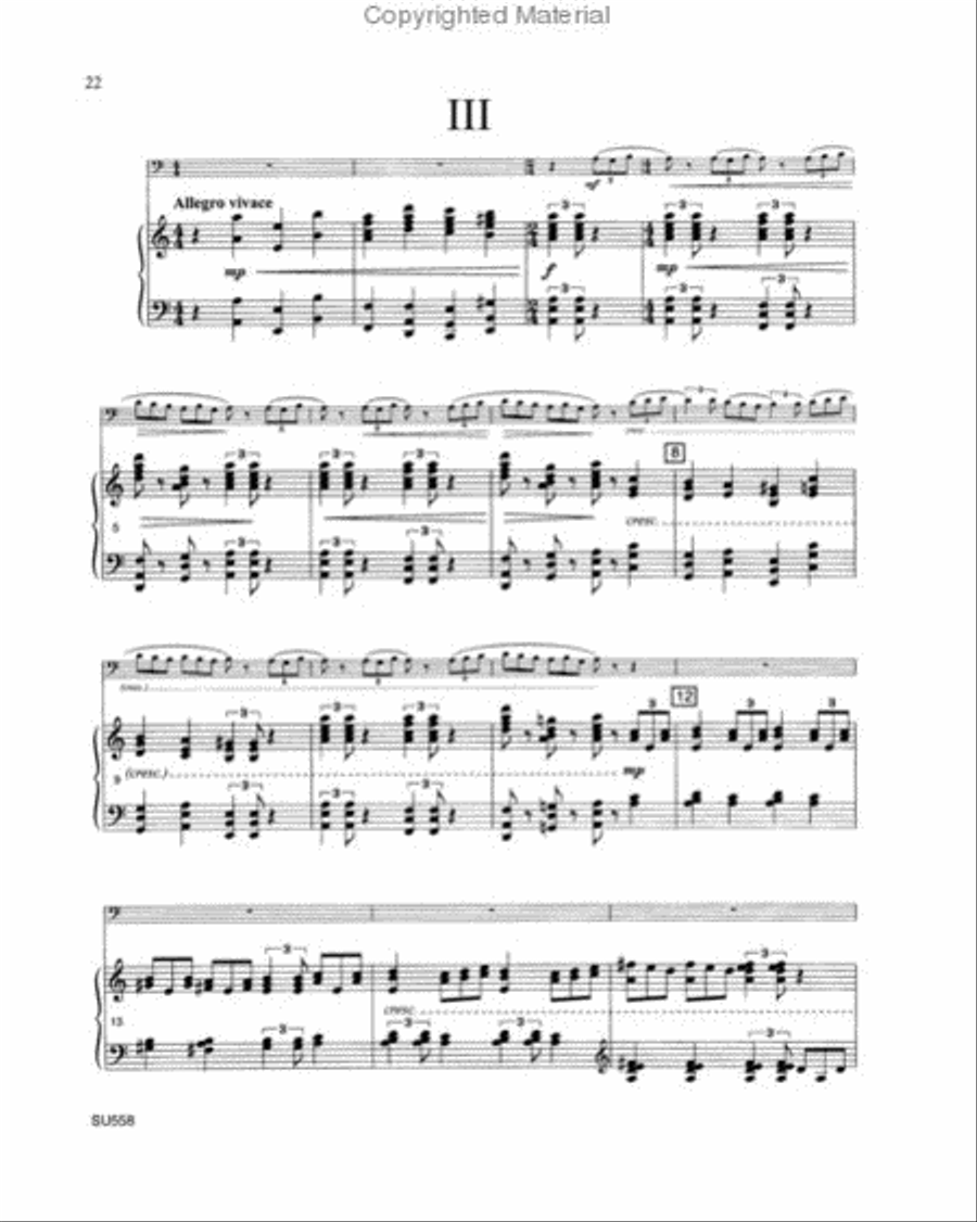 Concerto for Euphonium Baritone Horn scores gallery preview page 3