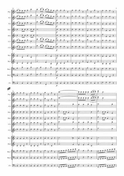 Beethoven: Zwei Märsche für Militärmusik WoO 18 &19 (Two Military Marches) - Symphonic Wind image number null