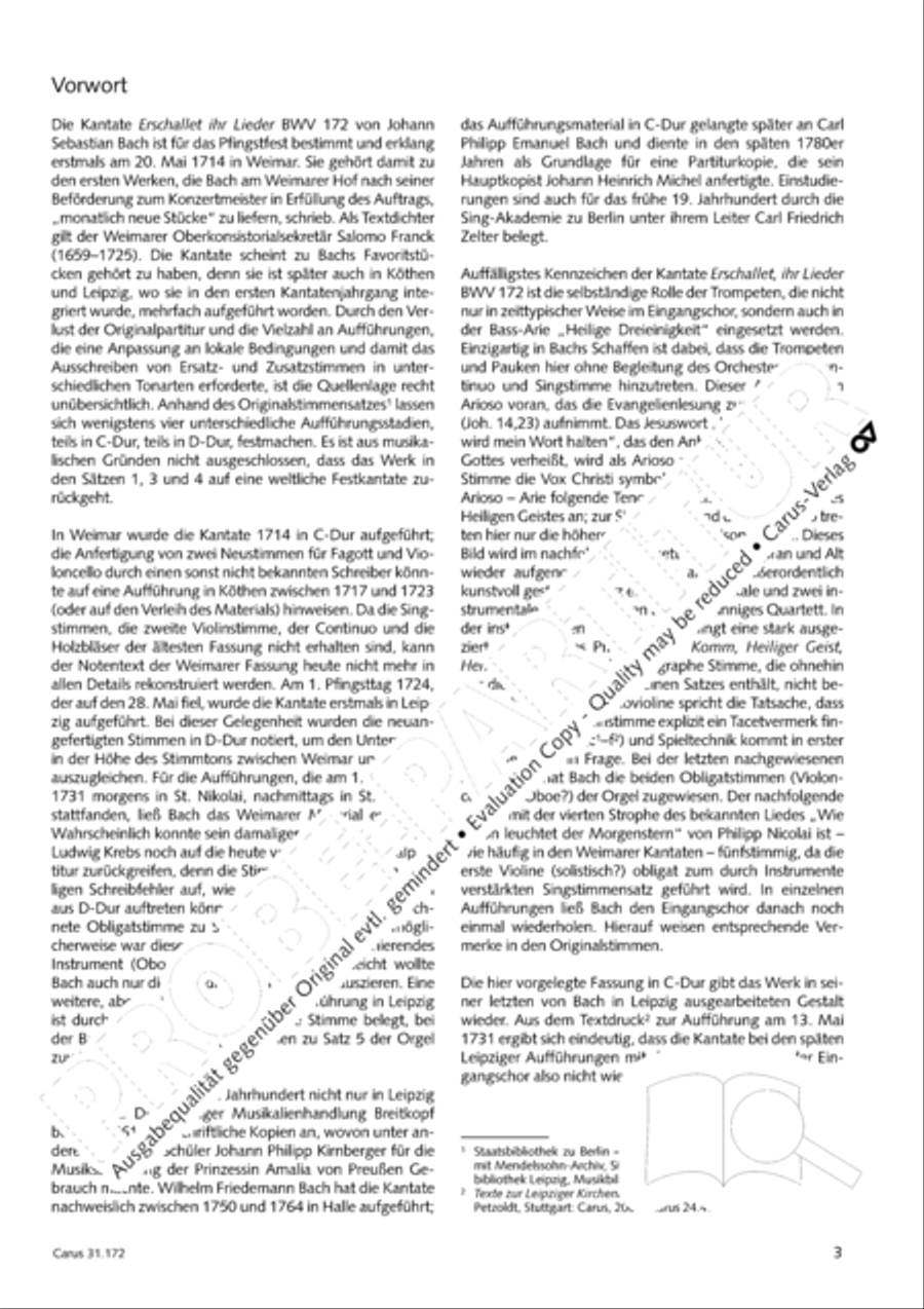 Sound forth, now with singing (Erschallet, ihr Lieder) 4-Part scores gallery preview page 4