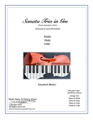 Sonata Trio in Gm (adapted from Quartet in Gm)