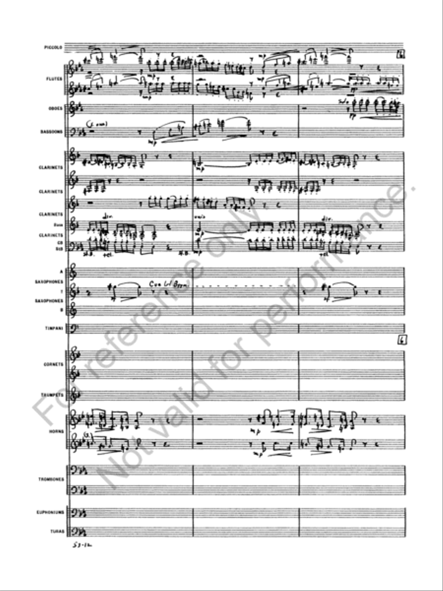 Symphony No. 6 Concert Band scores gallery preview page 14