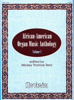 Book cover for African-American Organ Music Anthology, Volume 1