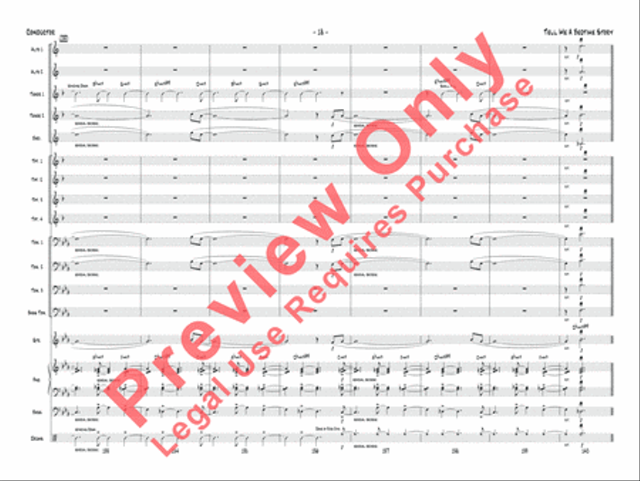 Tell Me a Bedtime Story Tell Me a Bedtime Story Jazz Ensemble scores gallery preview page 19