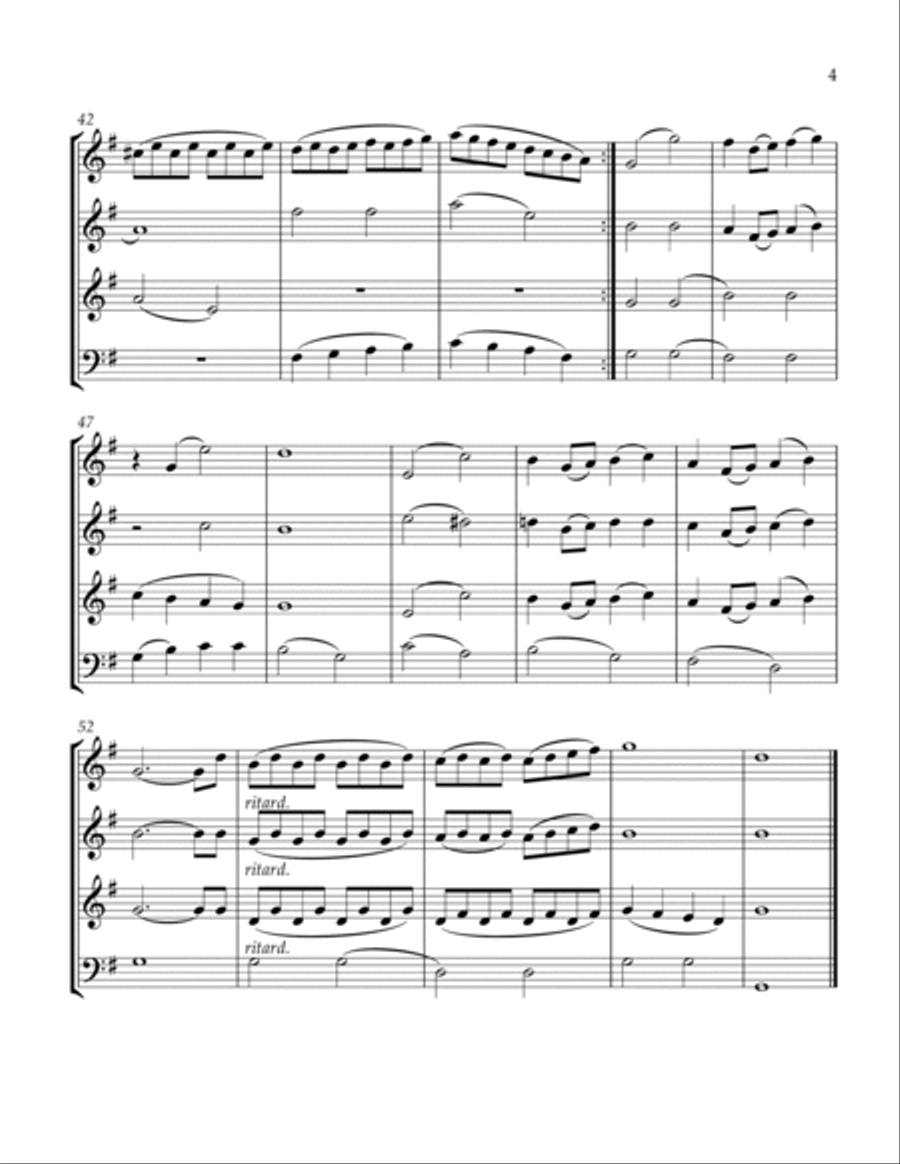 Over The Rainbow (from The Wizard Of Oz) String Quartet scores gallery preview page 5
