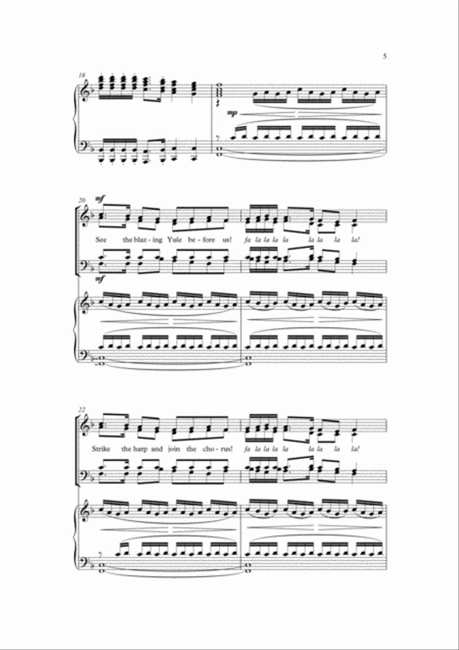 Christmas Joy! Christmas Joy! 4-Part scores gallery preview page 4